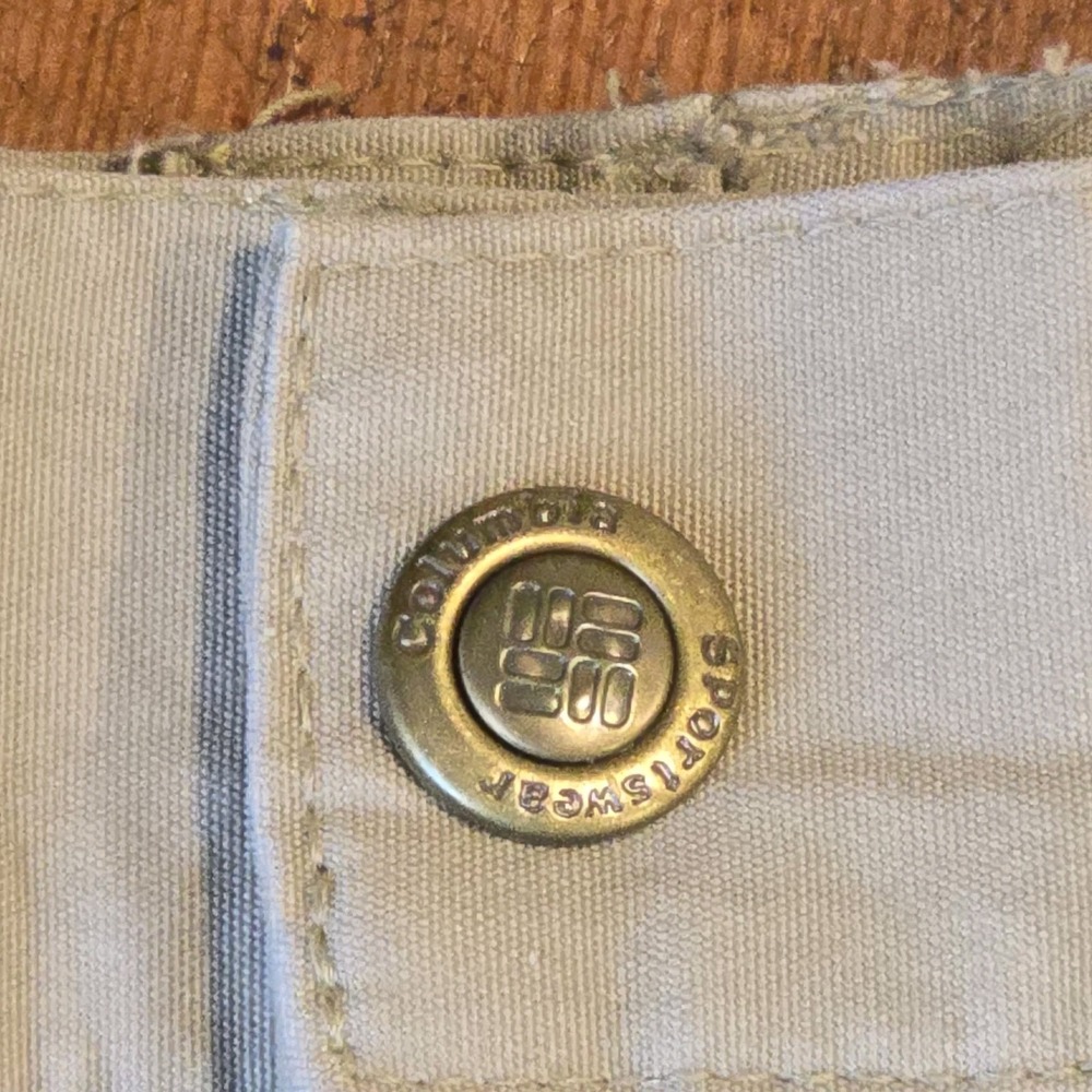 Vintage Columbia Sportswear Utility Pants 32x30 Double Knee KoreaY2k Baggy - Picture 3 of 10